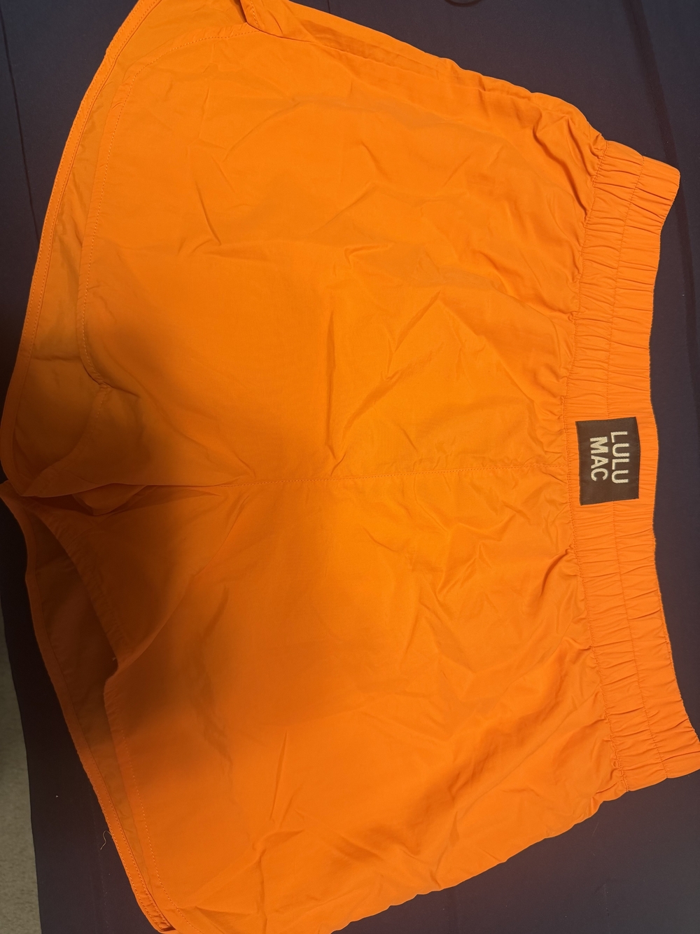 NWT Lulu Mac Women's Orange Athletic Shorts